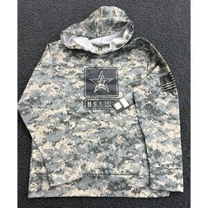 Military US Army unisex digital camo Large hoodie shirt